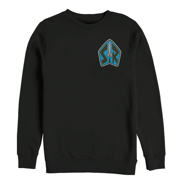 Men's Toy Story Space Ranger Emblem  Sweatshirt Black Small