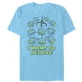 thumbnail image 1 of Men's Toy Story Squeeze Alien Want to Believe  Graphic T-Shirt, 1 of 3