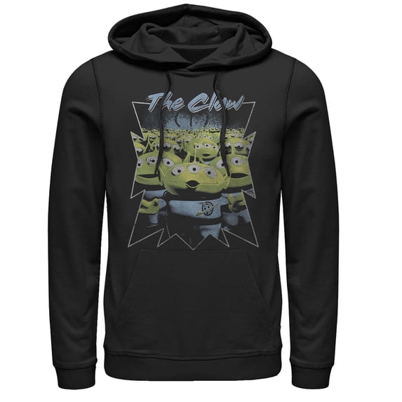 Men's Toy Story The Claw is Our Hero Pull Over Hoodie Black 3X Large