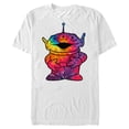 thumbnail image 1 of Men's Toy Story Tie-Dye Squeeze Alien  Graphic Tee White 2X Large, 1 of 4