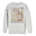 thumbnail image 1 of Men's Toy Story Vintage Cowboy Crunchies Cereal  Sweatshirt White Medium, 1 of 3