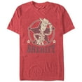 thumbnail image 1 of Men's Toy Story Woody Sheriff Badge  Graphic Tee Red Heather Large, 1 of 4