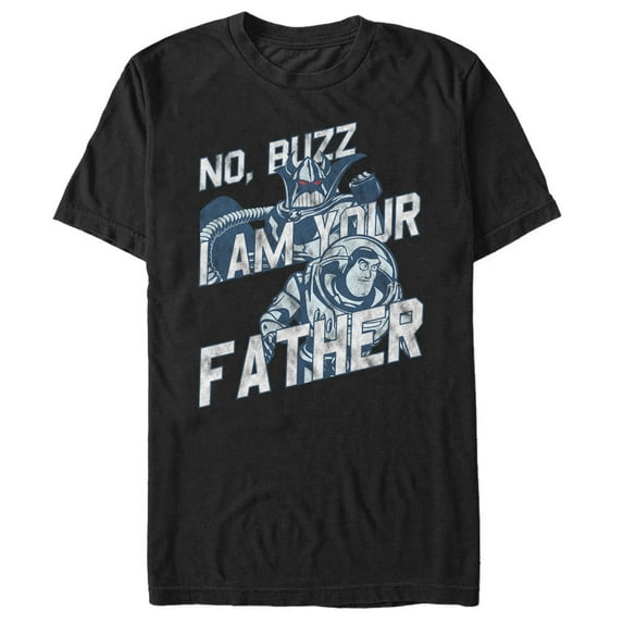Men's Toy Story Zurg Buzz I am Your Father Graphic Tee Black 2X Large
