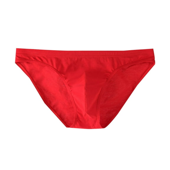 Men's Traceless Bikini Briefs Stretch Low Rise Underwear Lightweight Breathable Comfortable Fit for Daily Wear