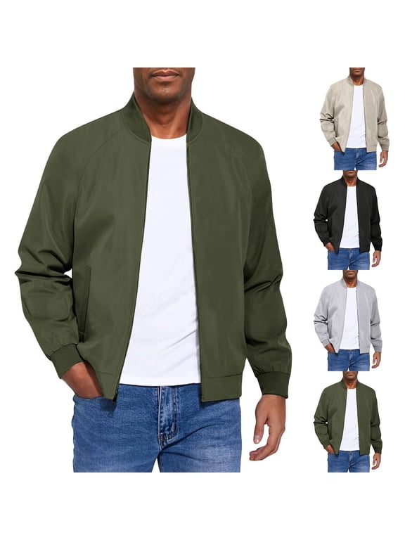 Men's Track Jacket Stand Collar Full Zip Up Lightweight Athletic Workout Running Jacket with Zipper Pockets, 3XL
