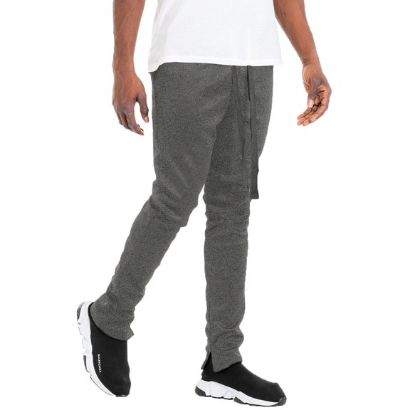 Men’s Track Pants Casual Drawstring Elastic Waist Ankle Zipper Skinny Fit Sweatpants Joggers Workout Active