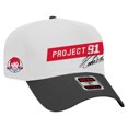 thumbnail image 1 of Men's Trackhouse Racing Team Collection White/Black Helio Castroneves Project 91 Wendy's Adjustable Hat, 1 of 2