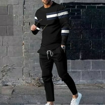 Men's Tracksuit 2 Piece Long Sleeve Pullover Jogging Track Suit Athletic Casual Sweatsuit