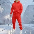 thumbnail image 1 of Men's Tracksuit 2 Piece Set Casual Hoodie with Joggers Pants Sweatsuits for Men with Pockets Activewear Sweat Track Lounge Set, 1 of 5