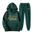 thumbnail image 1 of Men's Tracksuit Athletic Casual 2 Piece Outfits Long Sleeve Pullover Shirts and Pant Set Gym Jogger Sweatsuit Set, 1 of 8