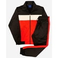 thumbnail image 1 of Men's Tracksuit Coral Blocks Jogger Track Jacket & Trackpants Outfit, 1 of 11