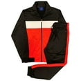 thumbnail image 1 of Men's Tracksuit Coral Blocks Jogger Track Jacket & Trackpants Outfit, 1 of 2