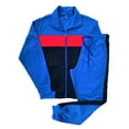 thumbnail image 1 of Men's Tracksuit Coral Blocks Jogger Track Jacket & Trackpants Outfit, 1 of 3