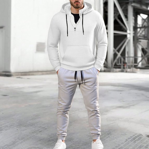 Men's Tracksuits 2 Piece Outfits Long Sleeve Sweatsuit Set Full Zip Running Jacket and Pants Casual Running Jogging Sport Suit Sets