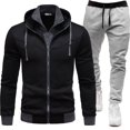 Men's Tracksuits 4x Sweatsuit for Men Weight Loss Mens Track Suits 2