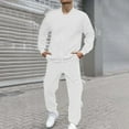 thumbnail image 1 of Men's Tracksuits Casual Sweatsuit 2 Piece Full Zip Sports Jogging Suits Sets Athletic Running Sweatsuits with Zip Pockets Athletic Jogging Fall Winter Tracksuit, 1 of 5