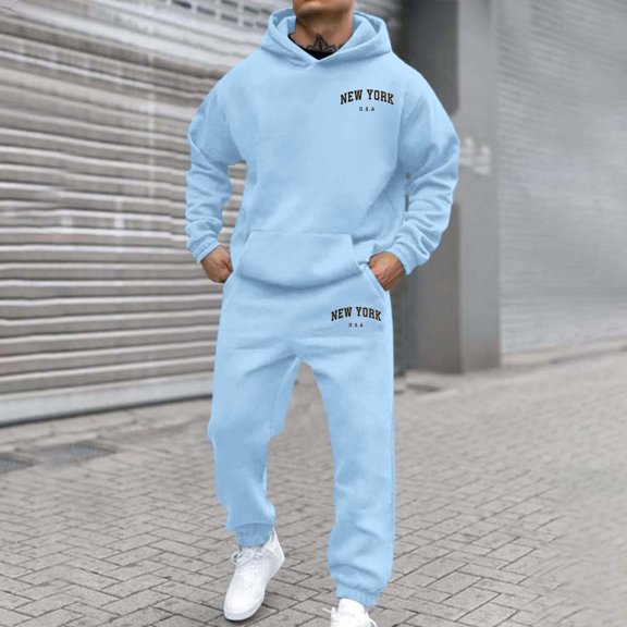 Men's Tracksuits Casual Sweatsuit 2 Piece Hoodies And Sweatpants Sets 2025 2026 Casual Jogging Gym Sweat Suits Athletic Jogging Fall Winter Tracksuit
