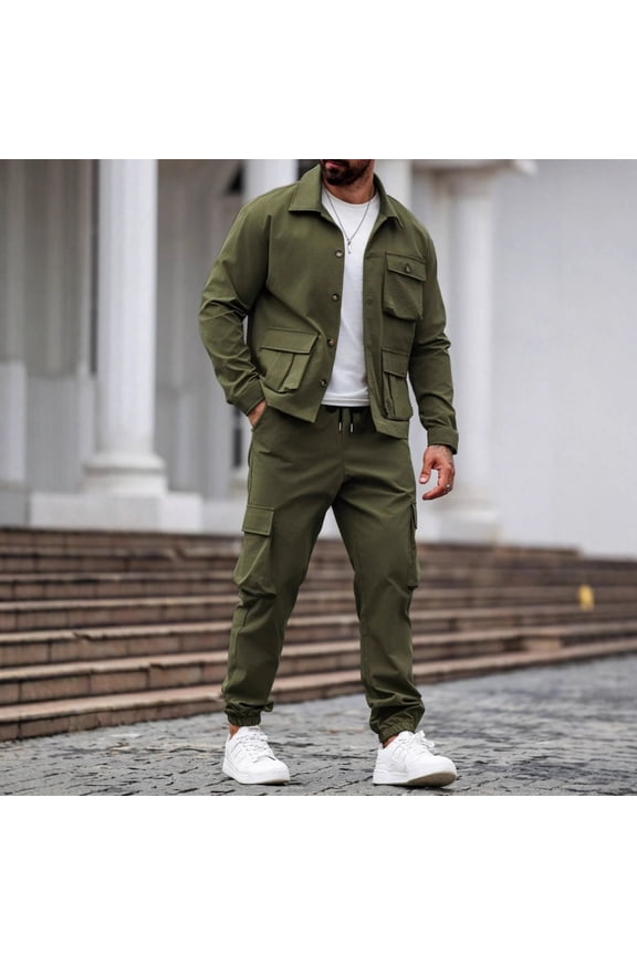 Men's Tracksuits Sweatsuits for Men Sweat Track Suits 2 Piece Athletic Full Zip Tracksuit Jacquard Jogging Set Jackets And Pants Outfit Casual Running Jogging Sport Suit Sets