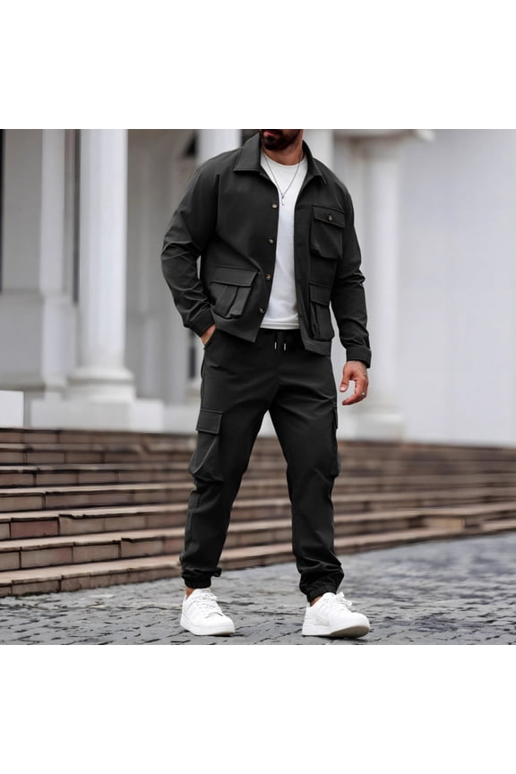 Men's Tracksuits Sweatsuits for Men Sweat Track Suits 2 Piece Full Zip Sports Jogging Suits Sets Athletic Running Sweatsuits with Zip Pockets Casual Running Jogging Sport Suit Sets