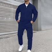 Men's Tracksuits Sweatsuits for Men Sweat Track Suits 2 Piece Full Zip Sports Jogging Suits Sets Athletic Running Sweatsuits with Zip Pockets Jogger Outfits