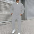 thumbnail image 1 of Men's Tracksuits Sweatsuits for Men Sweat Track Suits 2 Piece Plain Casual Zip up Full Sleeve Jogging Outfit For Men Casual Running Jogging Sport Suit Sets, 1 of 6
