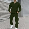 thumbnail image 1 of Men's Tracksuits Sweatsuits for Men Track Suits 2 Piece Set Athletic Full Zip Tracksuit Jacquard Jogging Set Jackets And Pants Outfit Track Suit for Jogging or Warm Up, 1 of 5