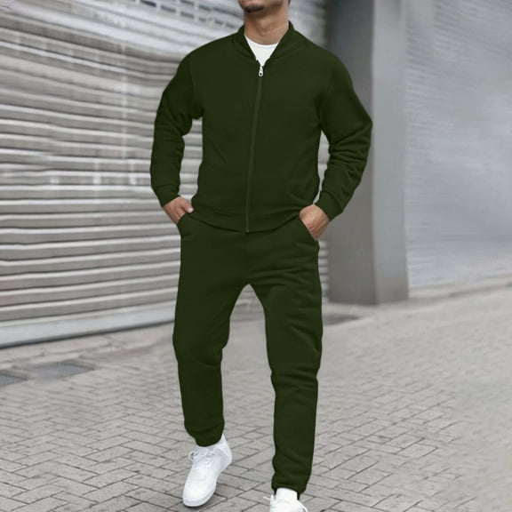 Men's Tracksuits Sweatsuits for Men Track Suits 2 Piece Set Full Zip Jackets Pants Jogging Suits Sweatsuit Set Casual Running Jogging Sport Suit Sets