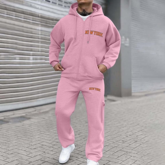 Men's Tracksuits Sweatsuits for Men Sweat Track Suits 2 Piece Full Zip Athletic Jogging Suit Sets Sport Sweat Suit Jogger Outfits