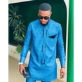 thumbnail image 1 of Men's Traditional Wear, African Men's Wear, African Men's Clothing, African Wedding Suit, Groomsmen Suit, Groom's Suit, Men's Senator Suit, 1 of 4