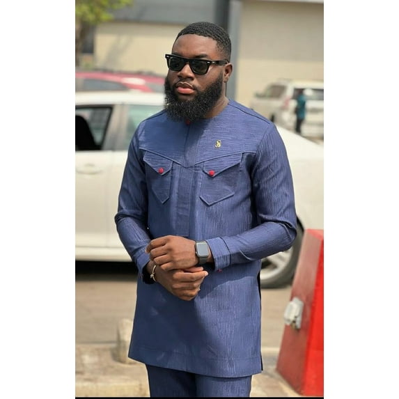 Men's Traditional Wear, African Men's Wear, African Men's Clothing, African Wedding Suit, Groomsmen Suit, Groom's Suit, Men's Senator Suit