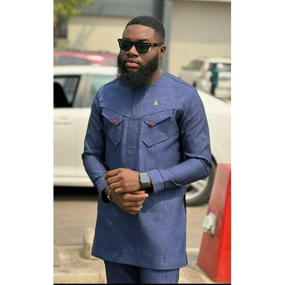 Men's Traditional Wear, African Men's Wear, African Men's Clothing, African Wedding Suit, Groomsmen Suit, Groom's Suit, Men's Senator Suit