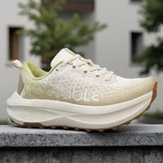 Men s Trail Running Shoes Lightweight Breathable Outdoor Sneakers with Shock Absorption Cushioned Non Slip Sole Comfortable Sports Shoes for Walking Hiking Gym Travel