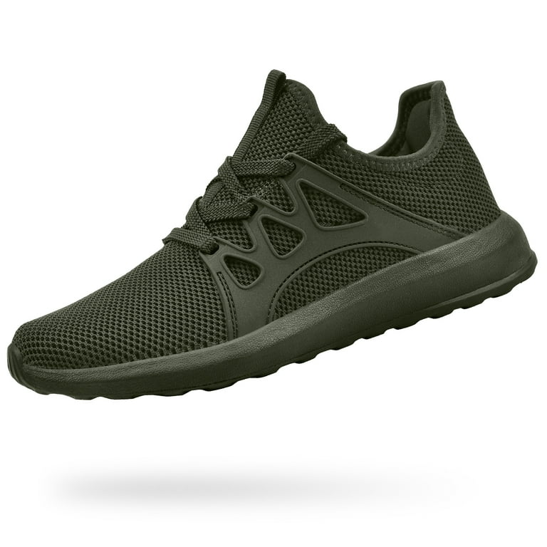 Dark green hot sale running shoes