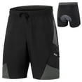 thumbnail image 1 of Men's Training Cycling Shorts 2 in 1 Padded Bike Shorts with Flatlocked Seams and Quick Drying Fabric, 1 of 7