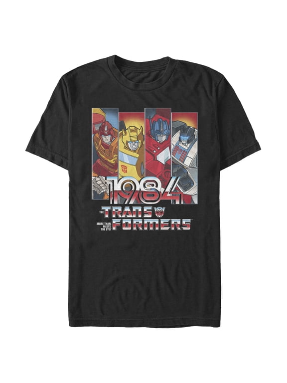 Men's Transformers Autobots 1984 Character Panels T-Shirt