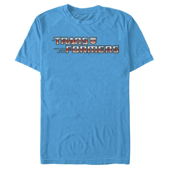 Men's Transformers Autobots Logo Graphic Tee Turquoise X Large