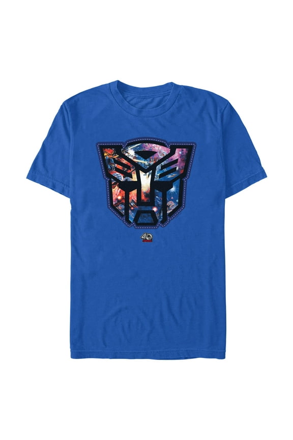 Men's Transformers Autobots Space Battle Logo Graphic T-Shirt
