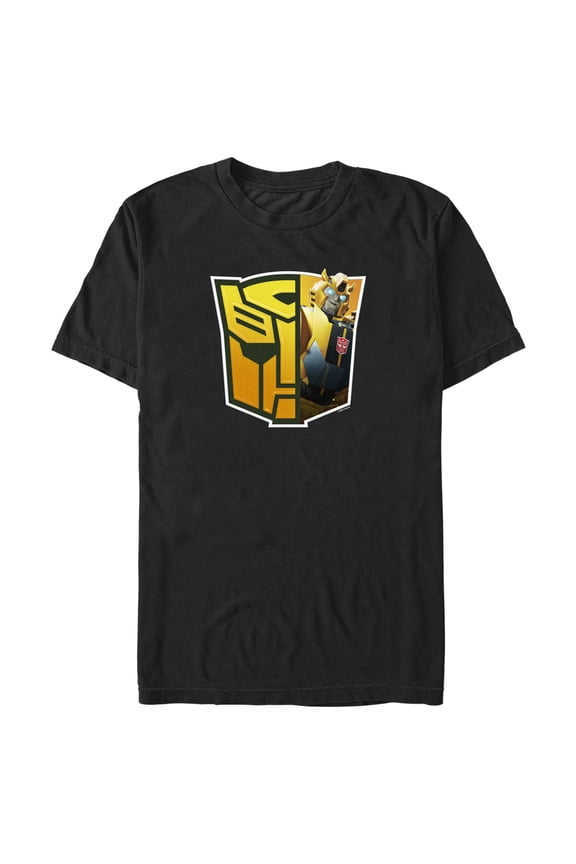 Men's Transformers: EarthSpark Bumblebee Autobots Logo Graphic Tee Black Medium