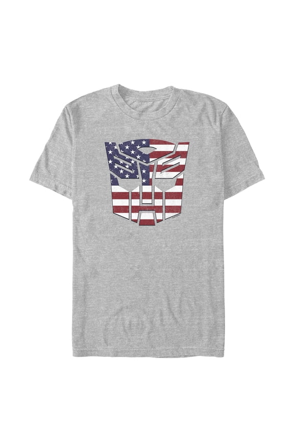 Men's Transformers Flag Icon  Graphic T-Shirt