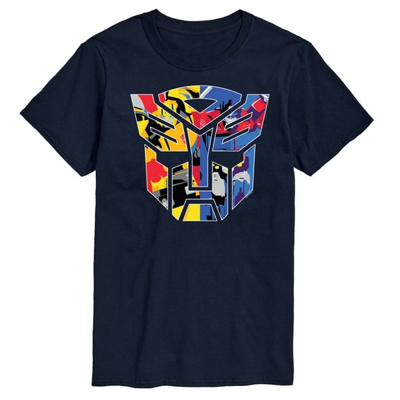 Transformers - Color Block Logo - Adult Short Sleeve Tee
