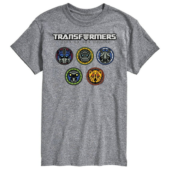 Transformers - Logo With Badges - Adult Short Sleeve T-Shirt