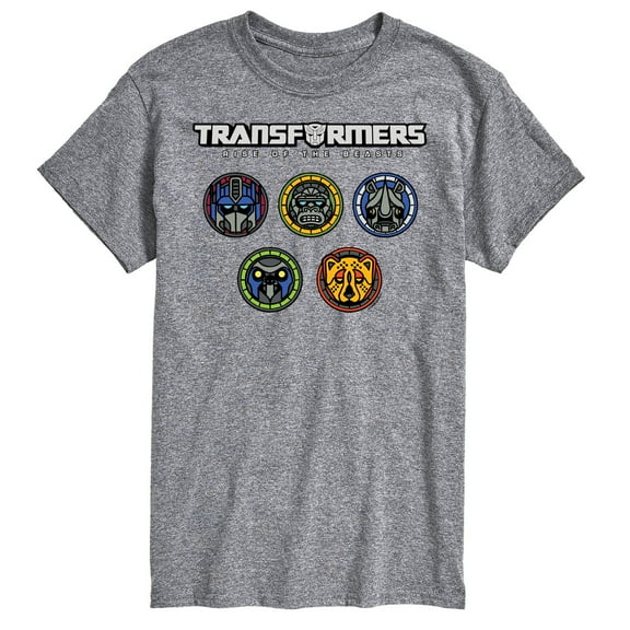 Transformers - Logo With Badges - Adult Short Sleeve T-Shirt