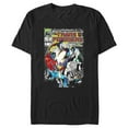 thumbnail image 1 of Men's Transformers Megatron vs Optimus Prime Fight Panel Graphic T-Shirt, 1 of 5