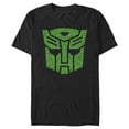 thumbnail image 1 of Men's Transformers St. Patrick's Day Cloverfield Autobot Logo Graphic Tee Black Small, 1 of 5