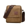 thumbnail image 1 of Men's Travel Bag Canvas Chest Rucksack for Sports and Leisure, Adjustable Crossbody Shoulder Bag with Multiple Pockets, 22 x 19 x 7 cm, 1 of 6
