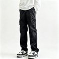 thumbnail image 1 of Men's Travel Hiking Cargo Pants Stretch Twill Fabric Lightweight Secure Multi Pockets S-XL, 1 of 9