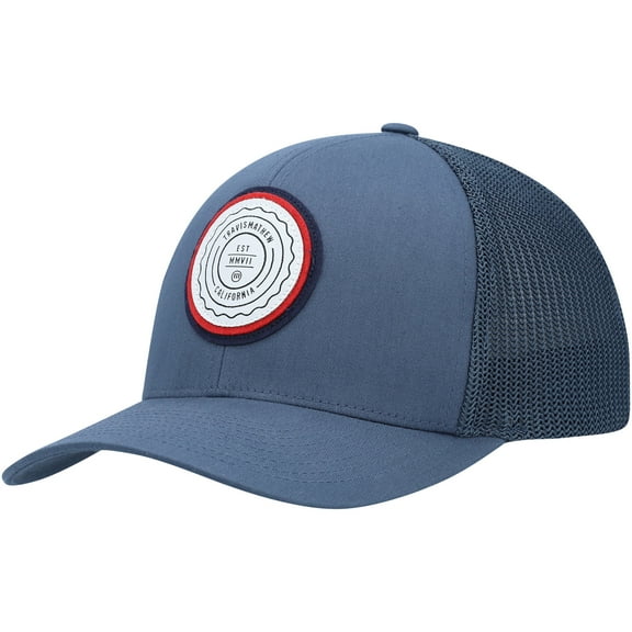 TravisMathew The Patch Snapback Hat, os, Blue