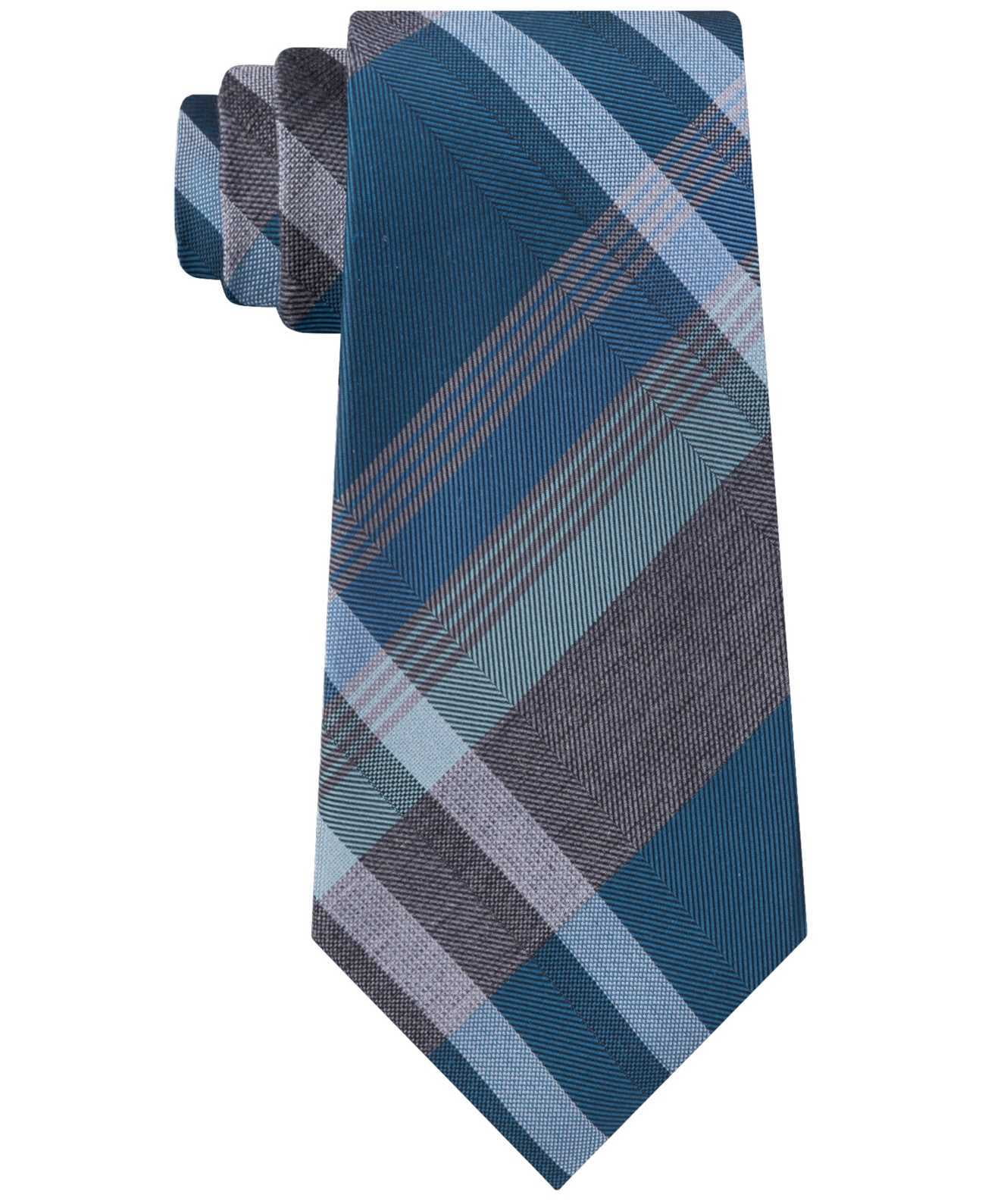 Men's Tre Plaid Neck Tie Silk Accessory Not Applicable