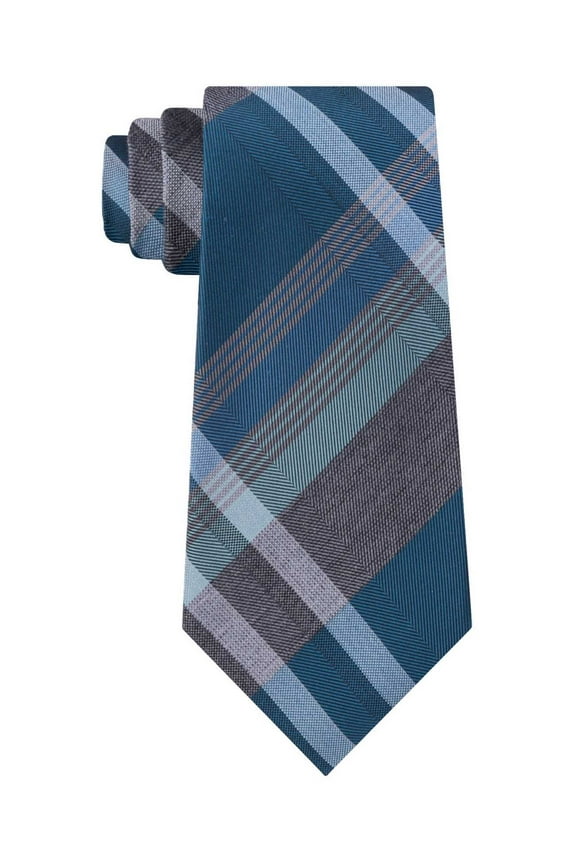 Men's Tre Plaid Neck Tie Silk Accessory Not Applicable