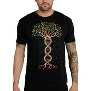 Mens Tree of Life Graphic Tees for Men S - 4XL Black